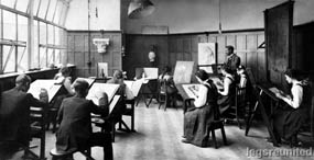 the old art room at Long Eaton Grammar School