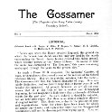 Gossamer No. 1 Xmas 1934 - Page 1