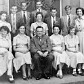 PREFECTS 1956 -57 with Mr Crompton.