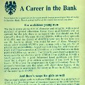 A Career in the Bank