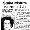 Miss Henley Retires 1971