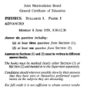 A'Level Physics 1959