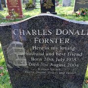 Charles Forster LEGS Teacher d.31 Aug 2004
