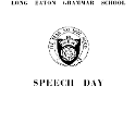 Speech Day Feb 1965 Front Cover